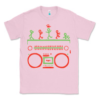 Bubblegum Pink Check Tribe Called Quest Classic Tee - trangStudio
