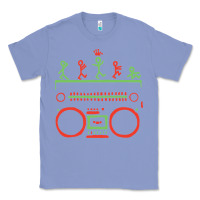 Colony Blue Check Tribe Called Quest Classic Tee - trangStudio