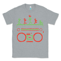 Heather Grey Check Tribe Called Quest Classic Tee - trangStudio