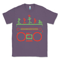 Lavender Check Tribe Called Quest Classic Tee - trangStudio