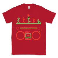 Red Check Tribe Called Quest Classic Tee - trangStudio
