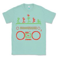Seafoam Check Tribe Called Quest Classic Tee - trangStudio