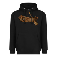 Black rowboat Heavyweight Hoodie - BarkalooDesign