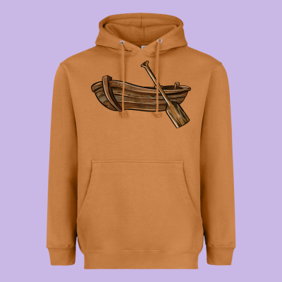 Rowboat Heavyweight Hoodie Designed By Barkaloodesign