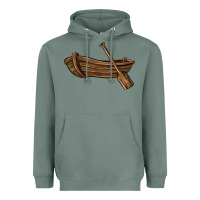 Sage rowboat Heavyweight Hoodie - BarkalooDesign