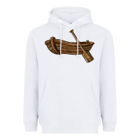 White rowboat Heavyweight Hoodie - BarkalooDesign