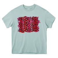 Arona pink leopard background Heavy Core Tee - RanaPortraitStore