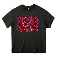 Asphalt pink leopard background Heavy Core Tee - RanaPortraitStore