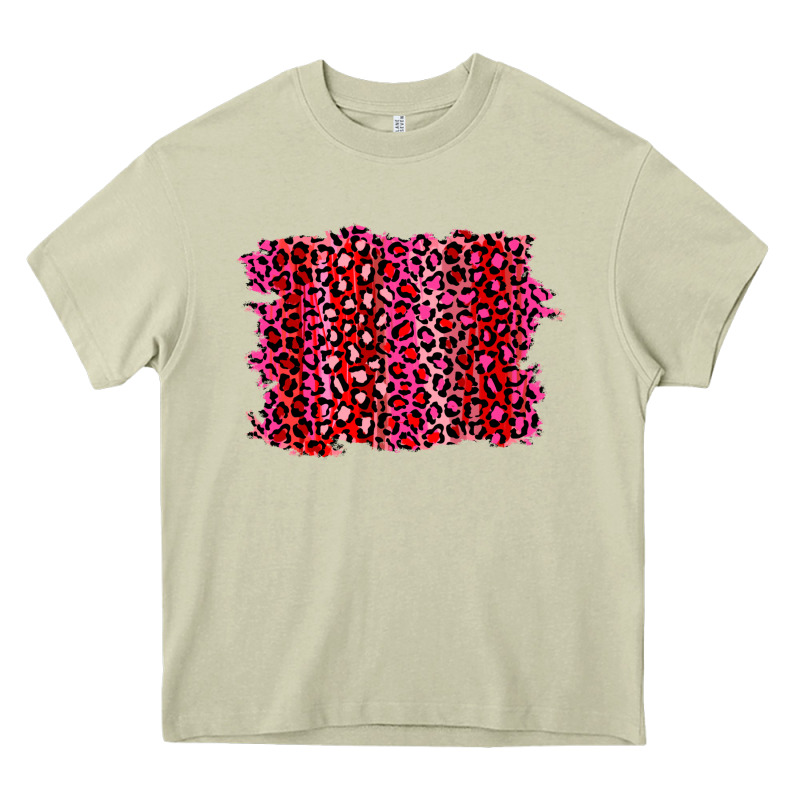 Pink Leopard Background Heavy Core Tee by RanaPortraitStore | Teevron
