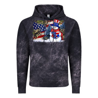 Cloud Black Patriotic snowman background 4th of july Vintage Hoodie - HowdyJamesFarm