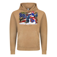 Vintage Camel Patriotic snowman background 4th of july Vintage Hoodie - HowdyJamesFarm