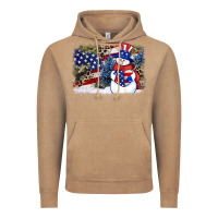 Vintage Coffee Patriotic snowman background 4th of july Vintage Hoodie - HowdyJamesFarm
