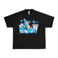 Black winter snowman coffee cups Urban Heavy Tee - CowGirlArtShop