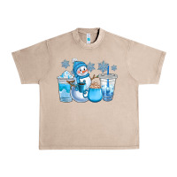 French Oak winter snowman coffee cups Urban Heavy Tee - CowGirlArtShop
