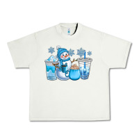 Pistachio winter snowman coffee cups Urban Heavy Tee - CowGirlArtShop
