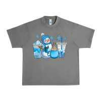 Tornado winter snowman coffee cups Urban Heavy Tee - CowGirlArtShop