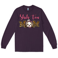 Plum Shih Tzu Mom Long Sleeve Tee - Jasminsmagicworld
