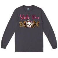 Smoke Shih Tzu Mom Long Sleeve Tee - Jasminsmagicworld