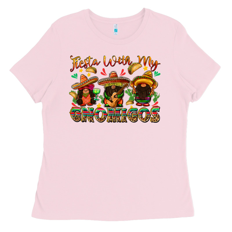 Fiesta With My Gnomigos Ladies Tee by texasbilliewilder | Teevron