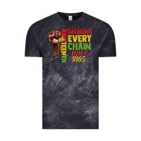Cloud Black juneteenth breaking every chain since 1865 woman f Vintage Tee - CowGirlArtShop