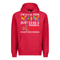Cardinal LIL Autism Mom Premium Hoodie - CowhideDigitalArt