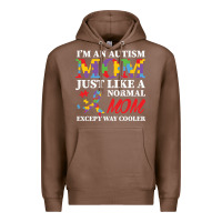 Chestnut LIL Autism Mom Premium Hoodie - CowhideDigitalArt