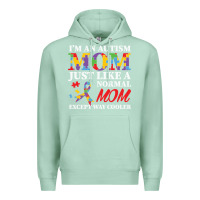 Seafoam LIL Autism Mom Premium Hoodie - CowhideDigitalArt