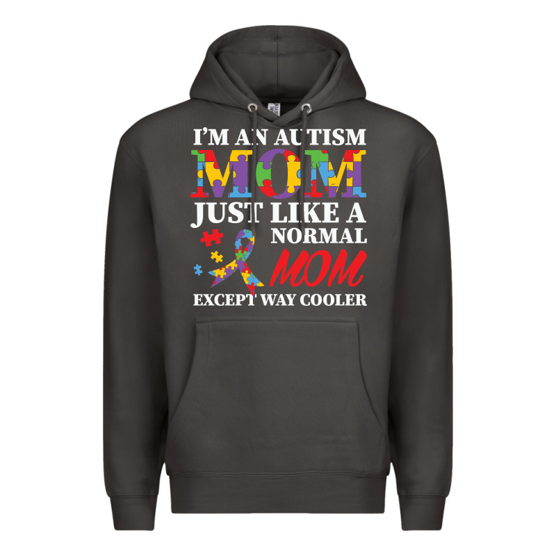 Lil Autism Mom Premium Hoodie by CowhideDigitalArt | Teevron