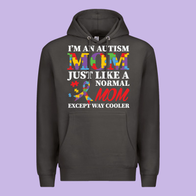 Lil Autism Mom Premium Hoodie Designed By Cowhidedigitalart