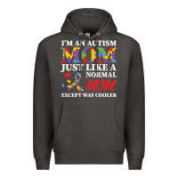 Smoke LIL Autism Mom Premium Hoodie - CowhideDigitalArt