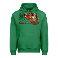 Emerald peace love Christmas cakes Urban Hoodie - AdoDesignShop