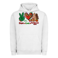 Pigment Lunar Rock peace love Christmas cakes Urban Hoodie - AdoDesignShop