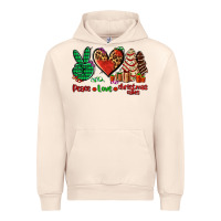 Sandshell peace love Christmas cakes Urban Hoodie - AdoDesignShop