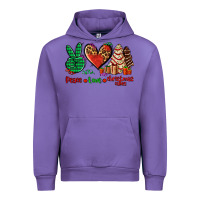 Tulip peace love Christmas cakes Urban Hoodie - AdoDesignShop
