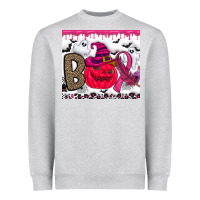 Heather Grey Boo october Heavyweight Sweatshirt - CowhideDigitalArt