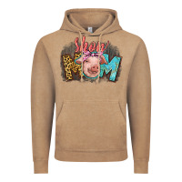Vintage Coffee Show mom pig Vintage Hoodie - CowGirlArtShop