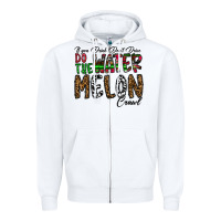 White If you Drink Don't Drive Do the Watermelon Crawl Zipper Hoodie - CowhideDigitalArt