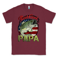 Burgundy reel cool papa fishing Classic Tee - Jasminsmagicworld