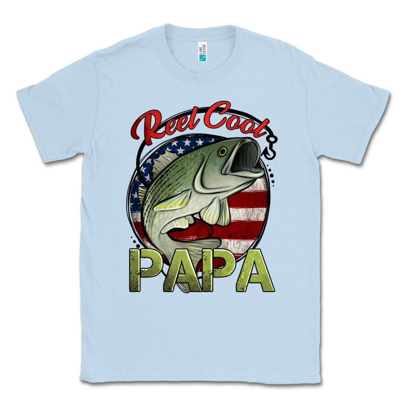 Reel Cool Papa Fishing Classic Tee by Jasminsmagicworld | Teevron