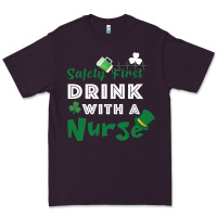 Plum Safety First Drink With A Nurse Premium Tee - Bettercallsaul
