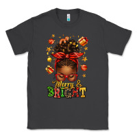 Smoke merry and bright christmas afro messy bun Classic Tee - texasbilliewilder