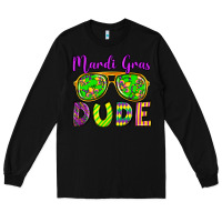Black mardi gras dude olivia Long Sleeve Tee - OliviaCreatesArt