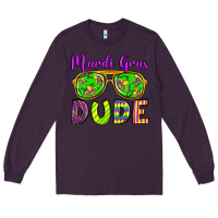 Plum mardi gras dude olivia Long Sleeve Tee - OliviaCreatesArt