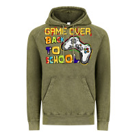 Vintage Olive Game over back to school Vintage Hoodie - CowGirlArtShop