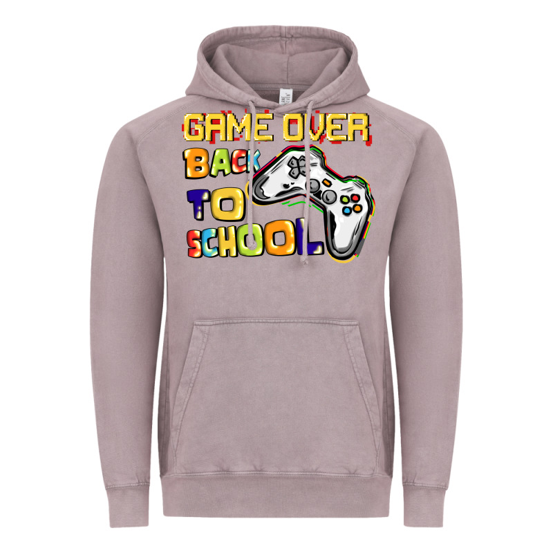 Game Over Back To School Vintage Hoodie by CowGirlArtShop | Teevron