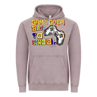 Vintage Zinc Game over back to school Vintage Hoodie - CowGirlArtShop