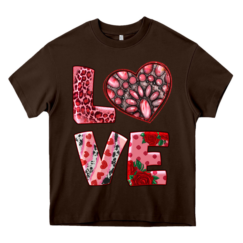 Love With Pink Gemstone Heavy Core Tee by RanaPortraitStore | Teevron
