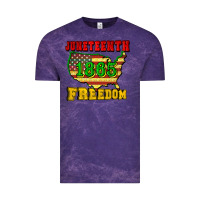 Cloud Purple juneteenth 1865 freedom Vintage Tee - CowGirlArtShop