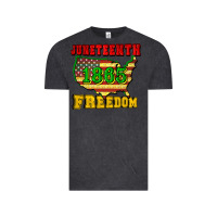 Vintage Black juneteenth 1865 freedom Vintage Tee - CowGirlArtShop