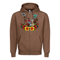 Chestnut farm life chicken Zipper Hoodie - SublimationCraftShop
